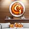Designart - Vibrant Agate Geode Slice' Large Abstract Metal Artwork